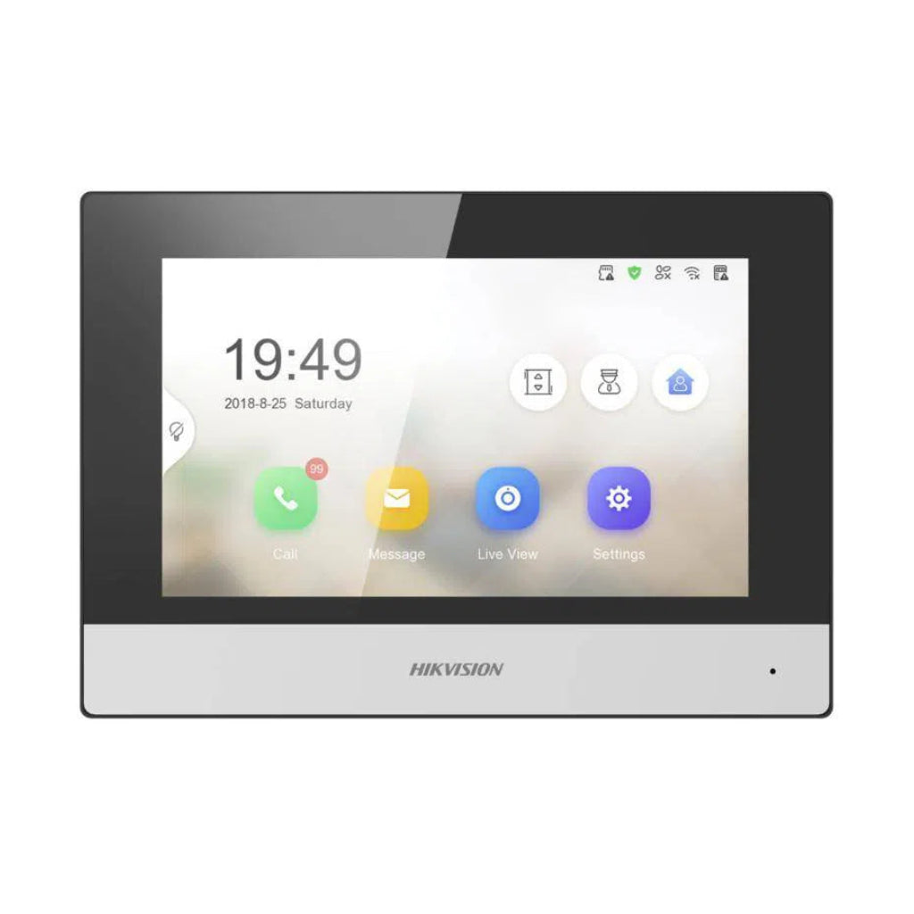 HIKVision DS - KH6320Y - WTE2 2 - Wire Y Series 7" Indoor Monitor with Wifi - Total Security Equipment